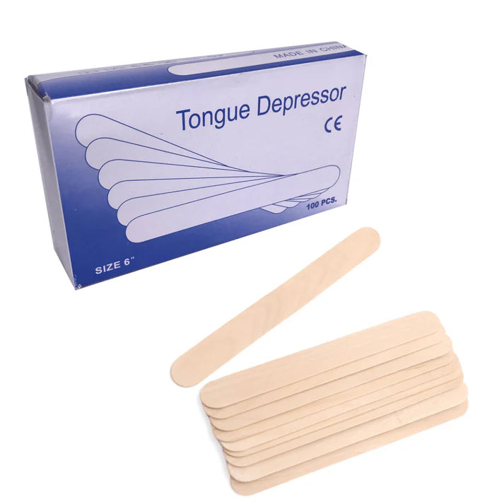 מקלות עץ למריחה-שפדלים מעץ (100 יחידות)