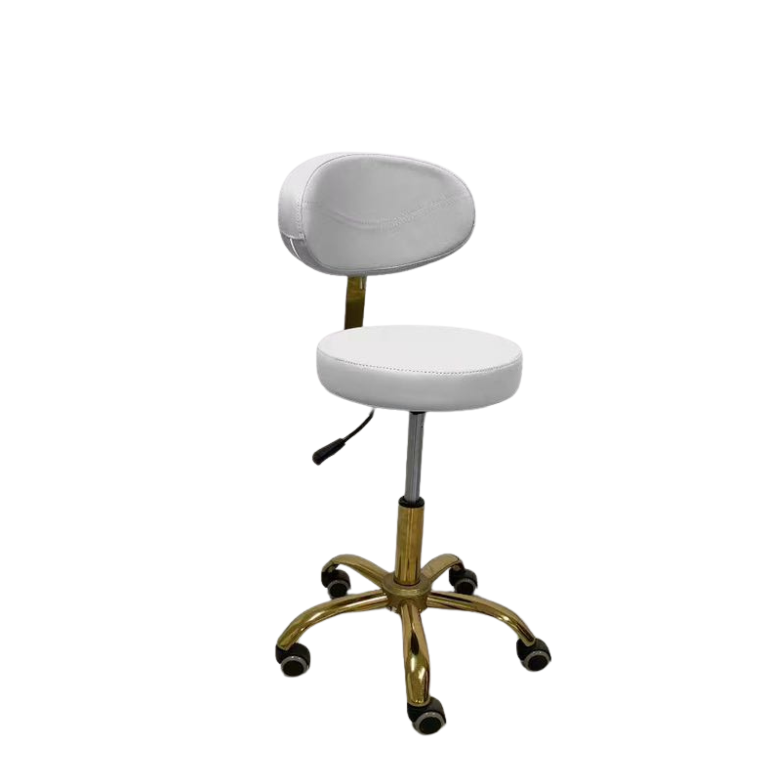 כיסא קוסמטיקה מקצועי-בצבע לבן