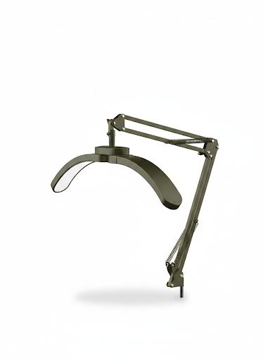 מנורת לד מקצועית חצי ירח- צבע שחור